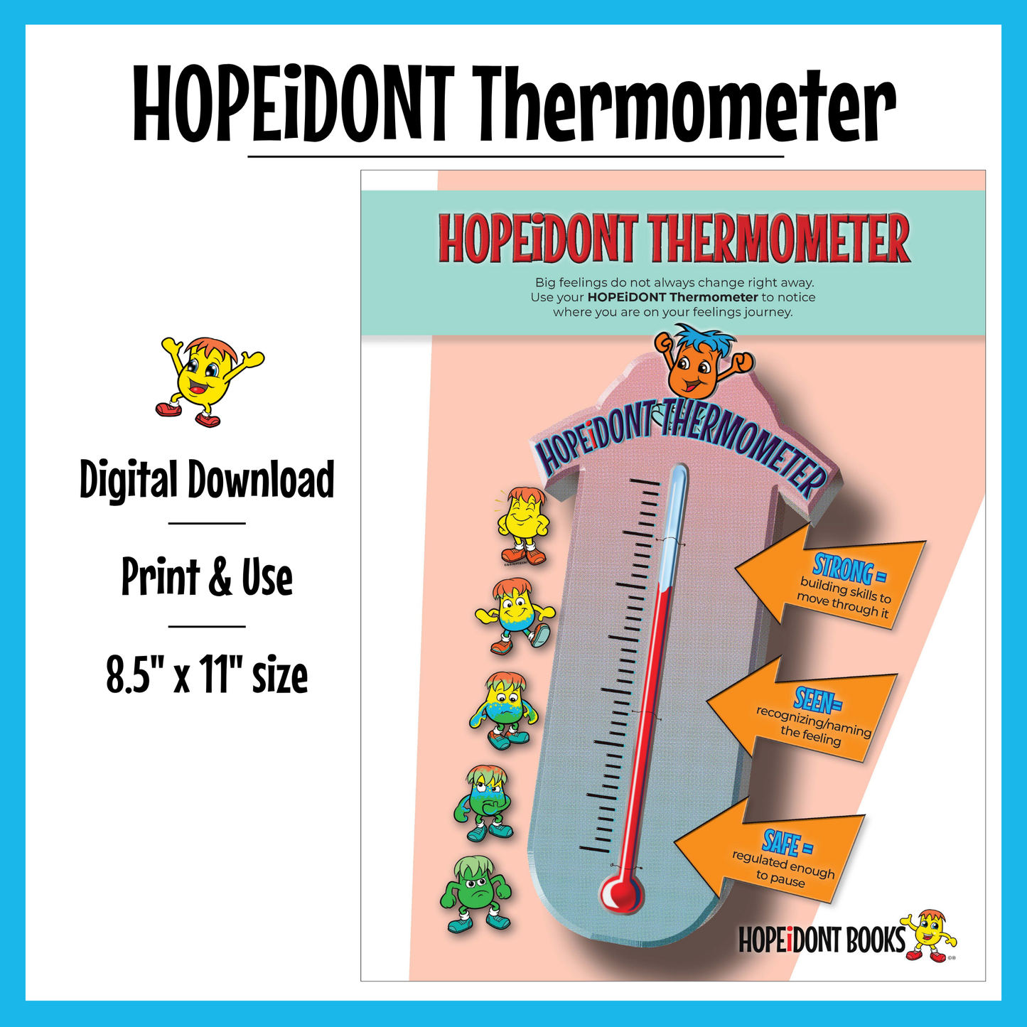 HOPEiDONT Thermometer Emotional Regulation Tool