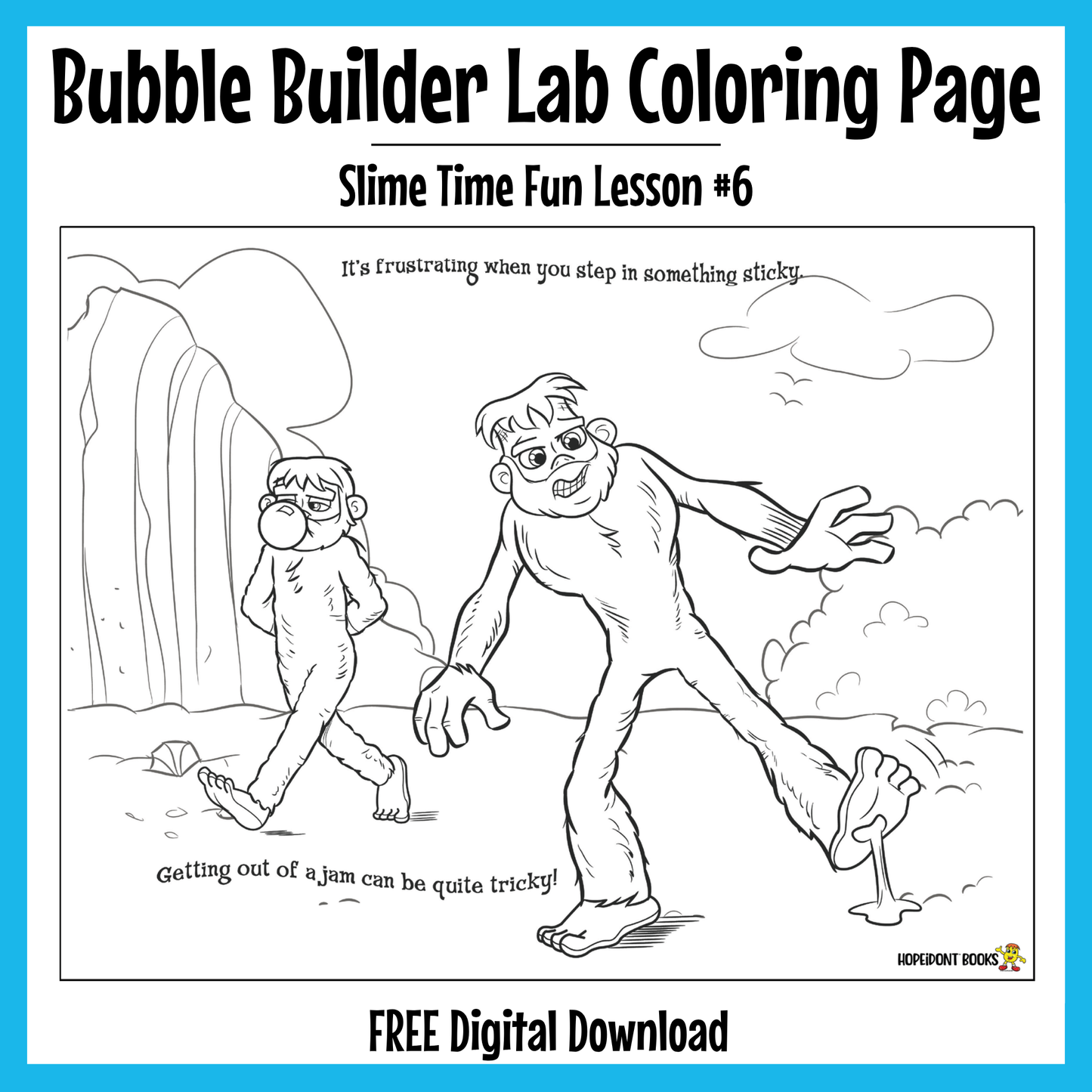 Bubble Builder Lab Coloring Page
