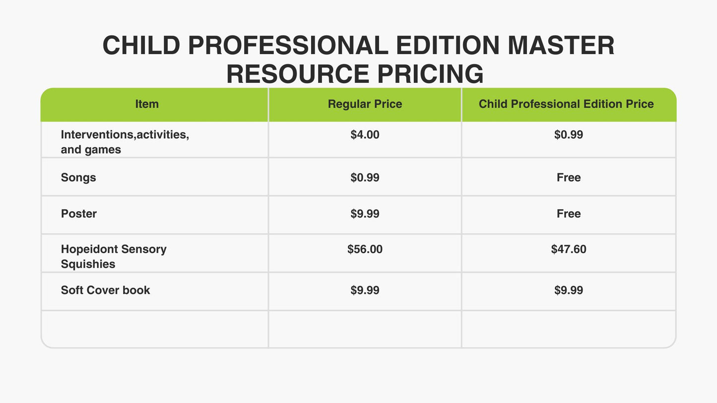 CHILD PROFESSIONAL EDITION SAFETY SERIES BUNDLE WITH 4 EASY PAYMENTS ($24.99)