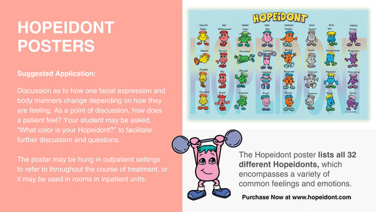 HOPEiDONT Feelings Identifier Poster