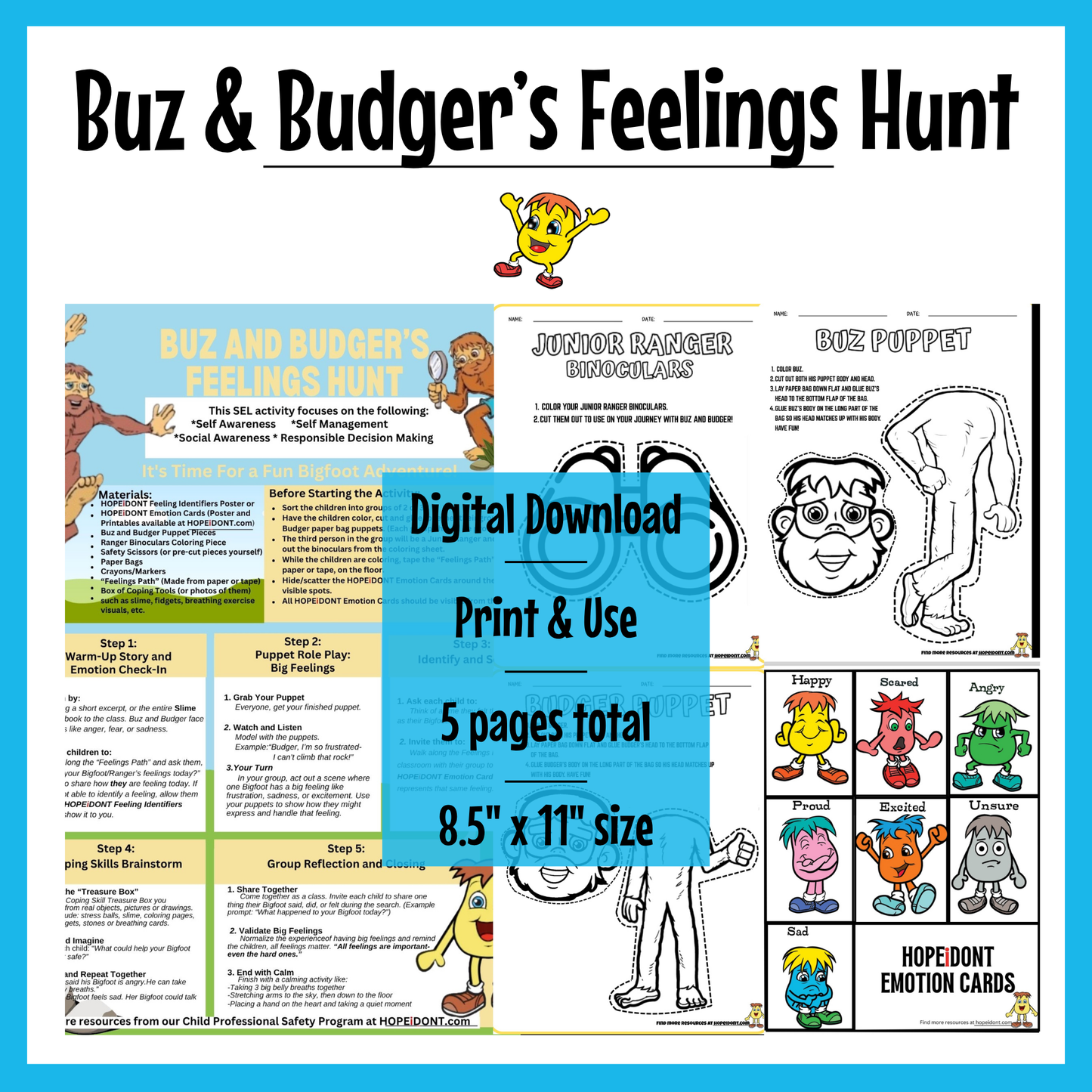 Buz and Budger’s Feelings Hunt