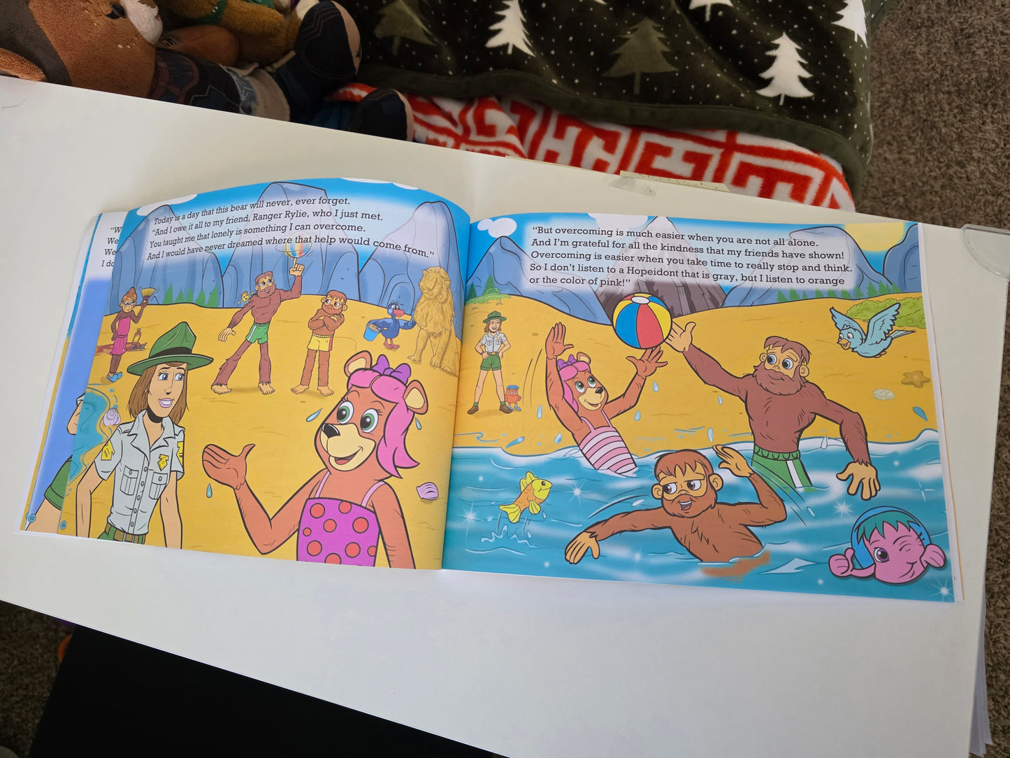 Balbina The Bear Learns to Swim