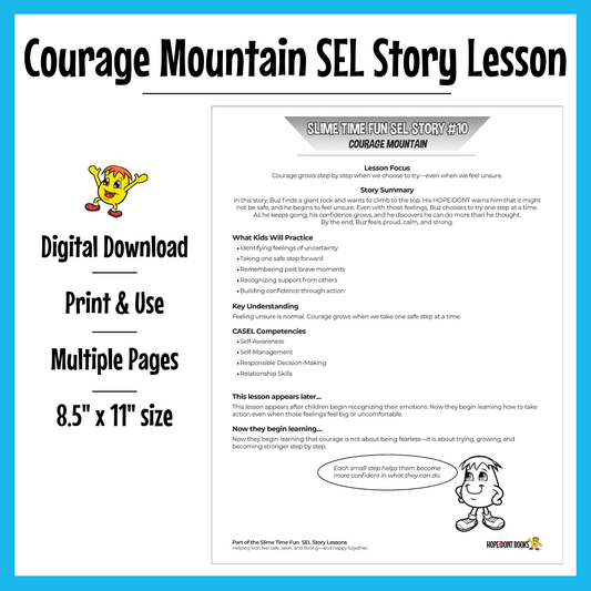 Courage Mountain SEL Story Lesson