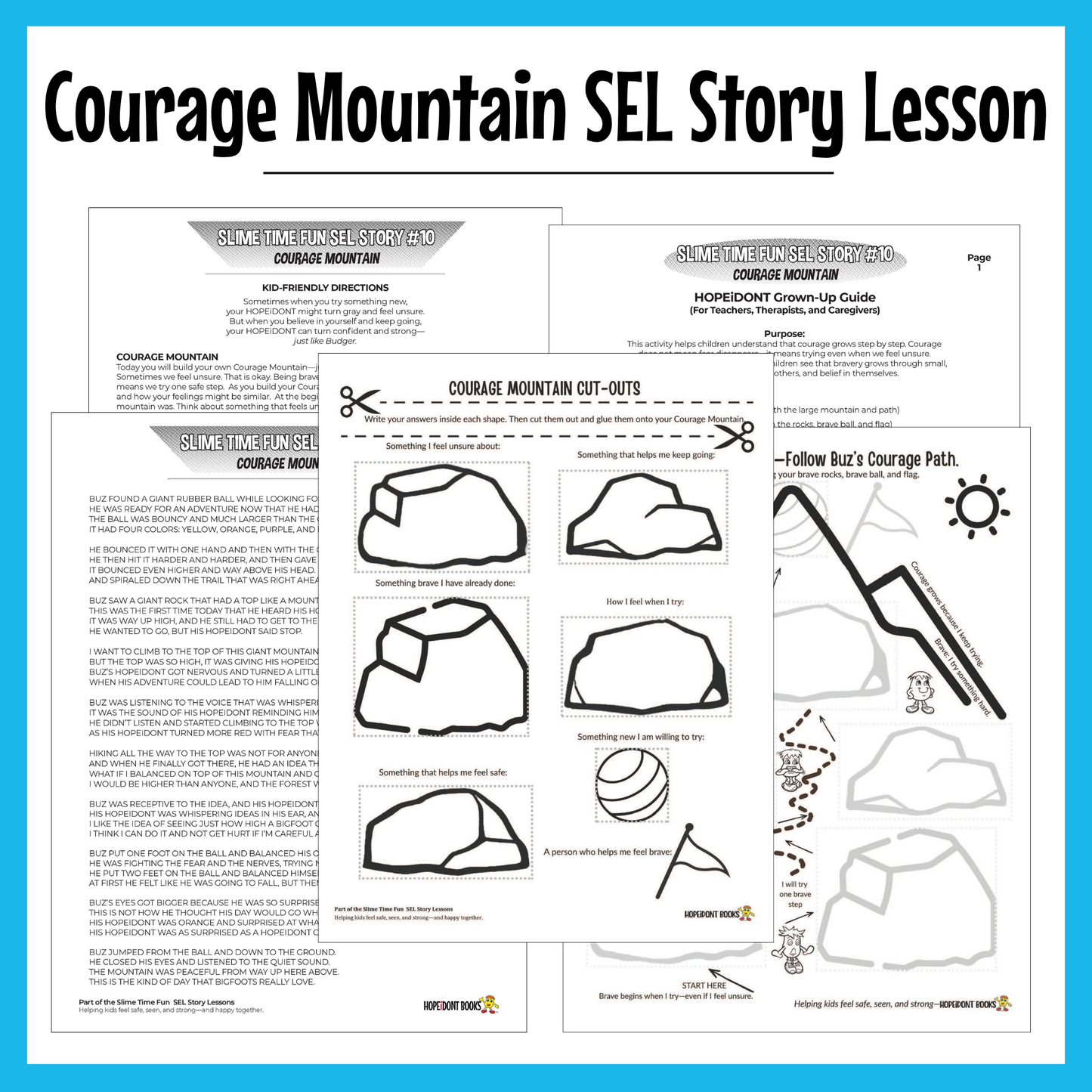 Courage Mountain SEL Story Lesson