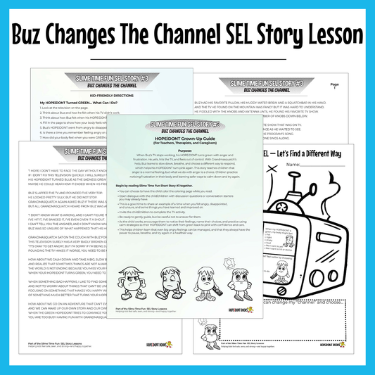 Buz Changes the Channel SEL Story Lesson