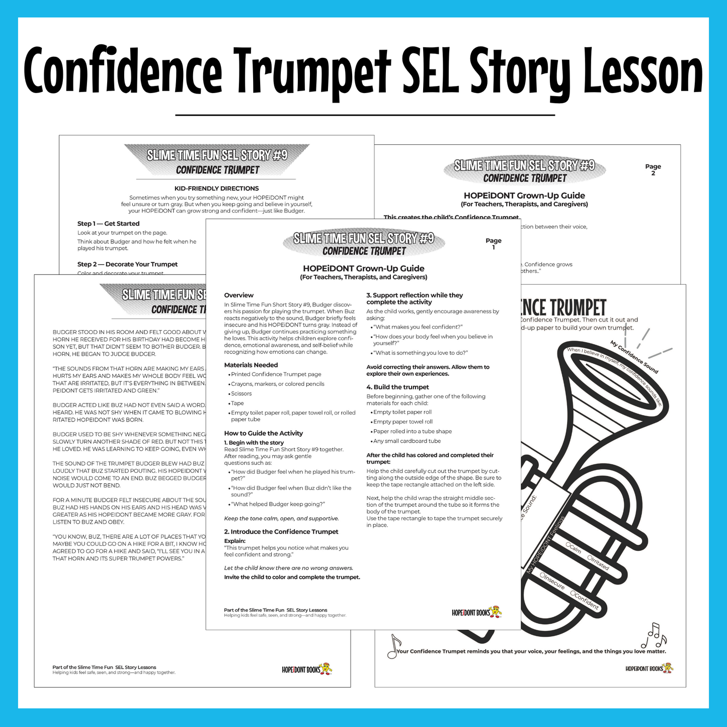 Confidence Trumpet SEL Story Lesson