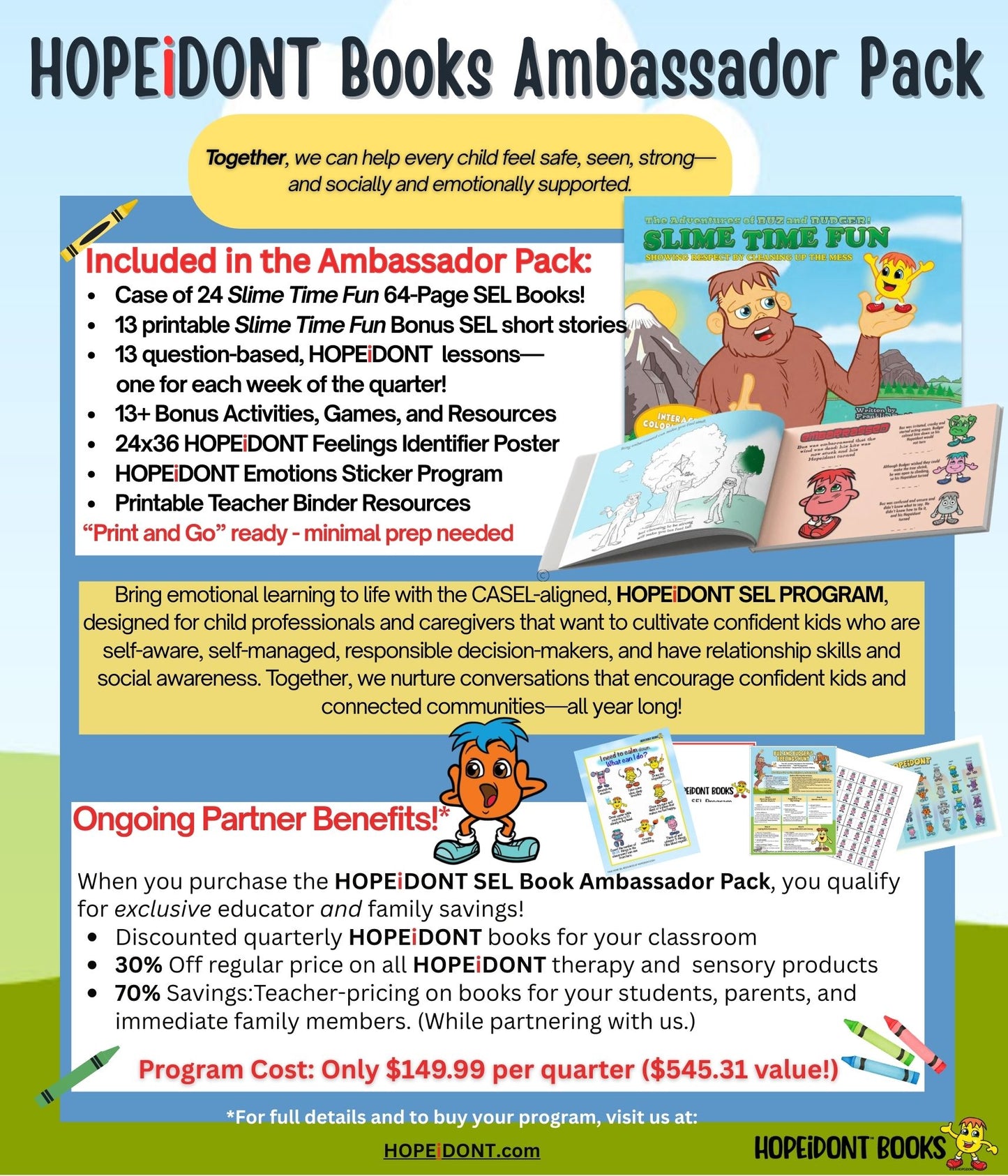 HOPEiDONT Teacher Ambassador Pack — Ultimate Program