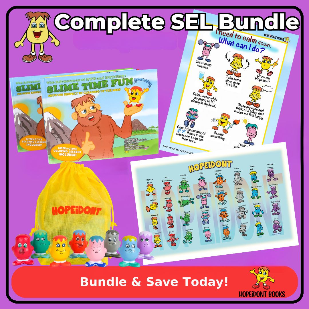 HOPEiDONT SLIME TIME FUN STARTER PACK WITH BOOK, POSTER, ACTIVITIES AND GAMES (SENSORY SQUISHIES SOLD SEPARATELY)