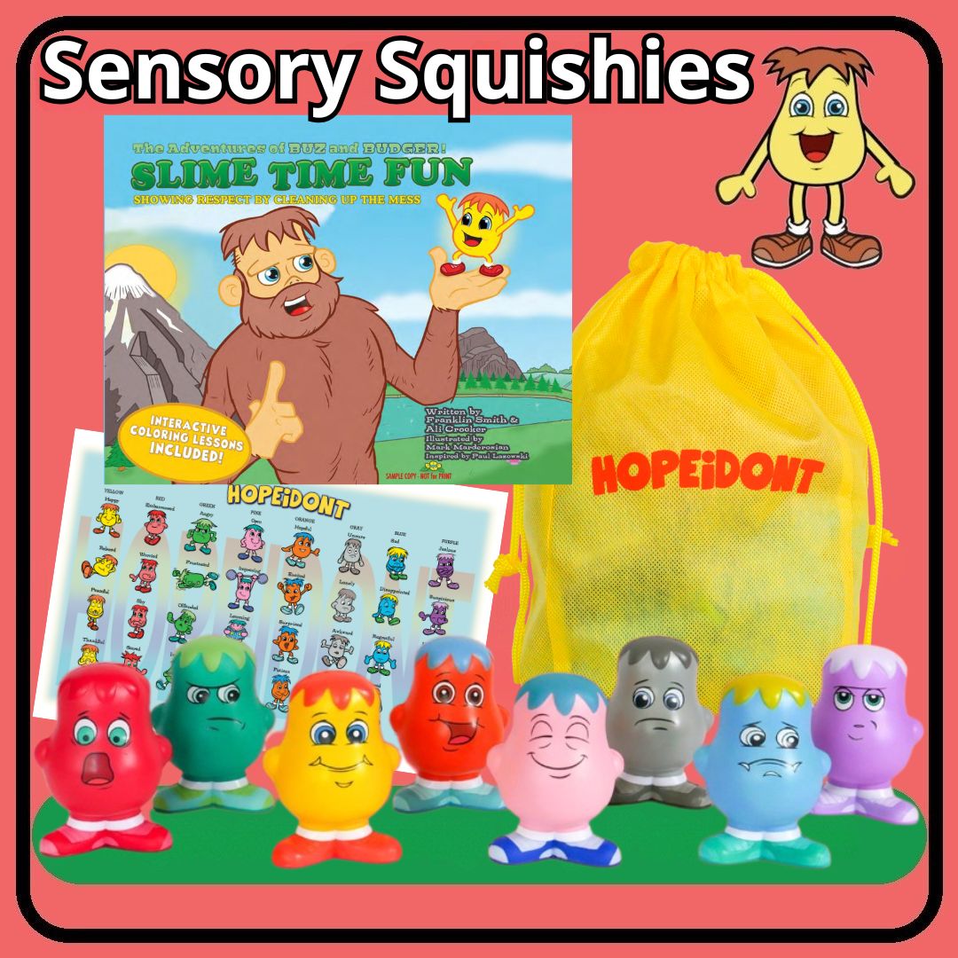 Pre-Order: HOPEiDONT Sensory Squishies, Book, Poster Bundle