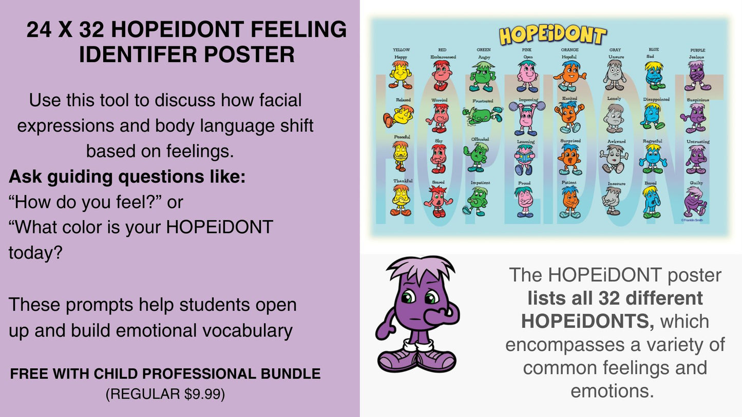 Pre-Order: HOPEiDONT Sensory Squishies, Book, Poster Bundle