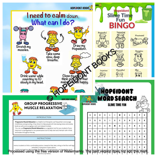 SLIME TIME ACTIVITIES AND GAMES (INCLUDED W/PURCHASE OF HOPEiDONT DIGITAL STARTER PACK)