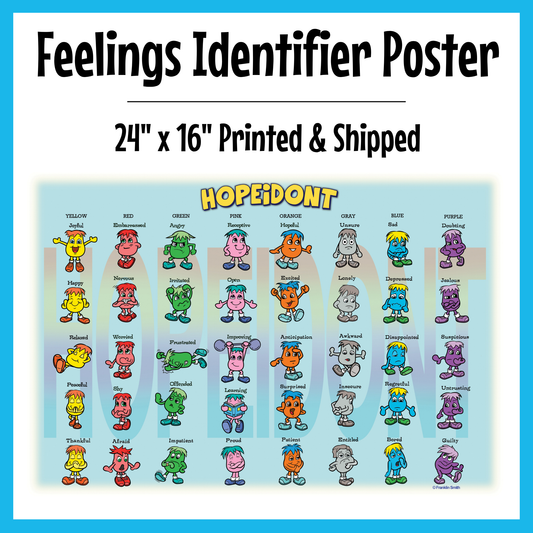 HOPEiDONT Feelings Identifier Poster