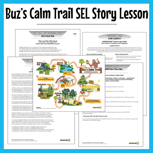 Buz’s Calm Trail SEL Story Lesson