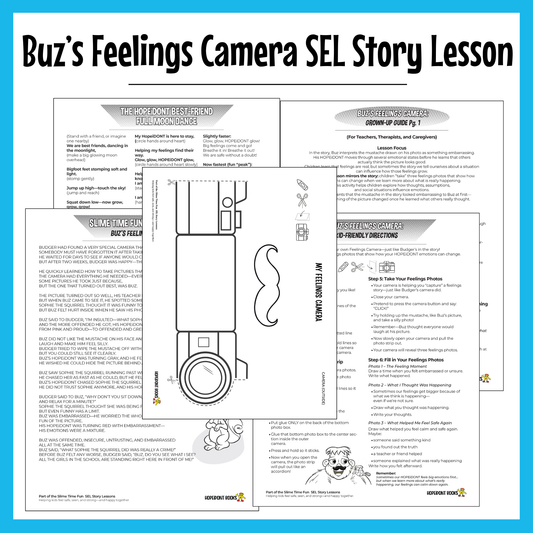 Buz’s Feelings Camera SEL Story Lesson