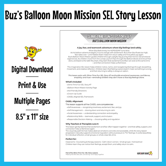 Buz’s Balloon Moon Mission SEL Story Lesson