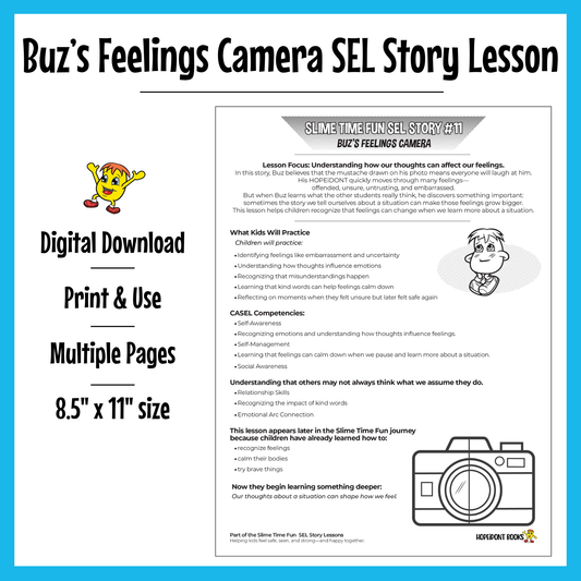 Buz’s Feelings Camera SEL Story Lesson