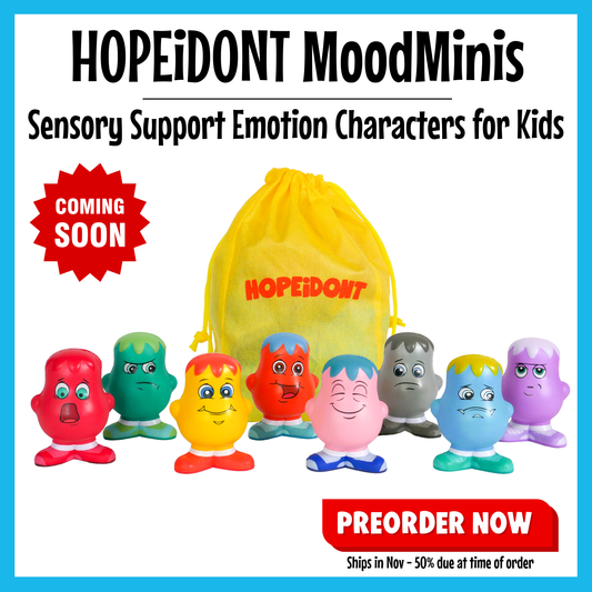HOPEiDONT MoodMinis – Sensory Support Emotion Characters for Kids